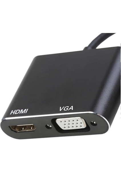 Pazar USB 3.0 To HDMI VGA 1080P Monitör Genişletici Çevirici Dönüştürücü Adaptör