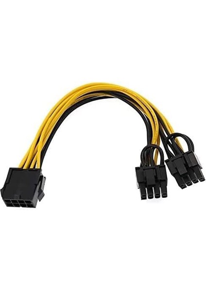 Plus PX-4302-8 8 Pin To 2x8 Pin Psu Ekran Kartı Güç Çevirici Kablo