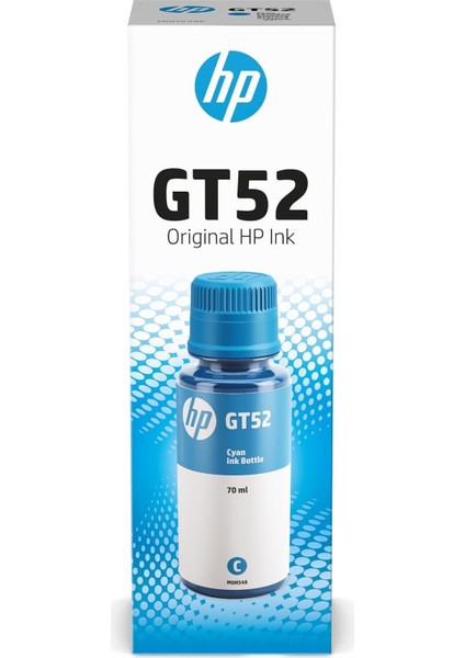 GT52 Mavi Mürekkep Kartuş 8.000 Sayfa (M0H54AE)