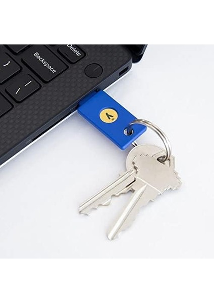 Security Key Nfc - Two Factor Authentication USB And Nfc Security Key, Fits Usb-A Ports And Works With Supported Nfc Mobile Devices – Fıdo U2F And Fıdo2 Certified - More Than A Password, Mavi