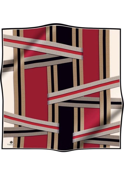Tivil İpek Eşarp 10675 - 4 - 0001 - 0018 Bordo Karışık Desen fiyatları