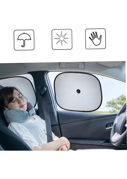 Araba Oto Arka Yan Cam Için Vantuzlu Güneşlik Perde Araç Kapı Perdesi (2 Adet) fiyatları