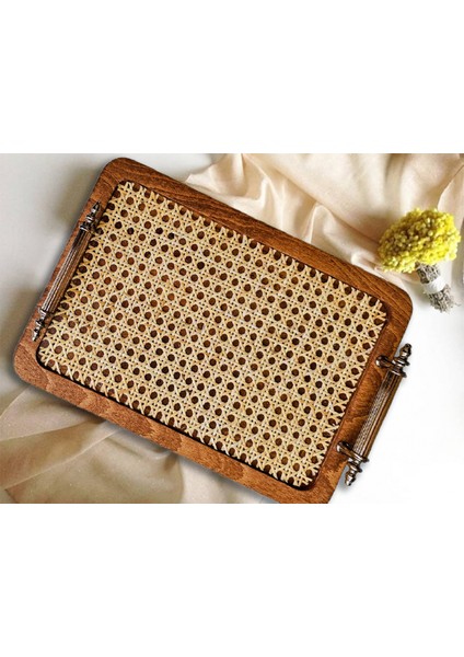 Rattan Tepsi -Dekoratiftepsi -Hazeran Tepsi