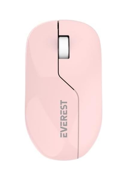 SMW-973 Pembe USB 2.4ghz Gölge Desenli Kablosuz Mouse (Pembe/pembe)