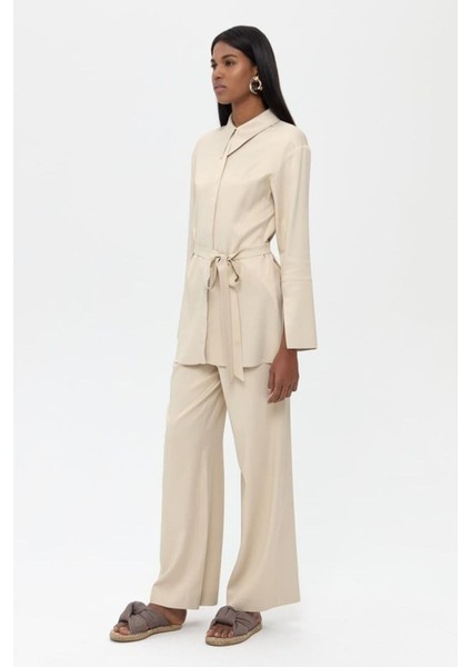 Saten Takım Alt - Üst Takım