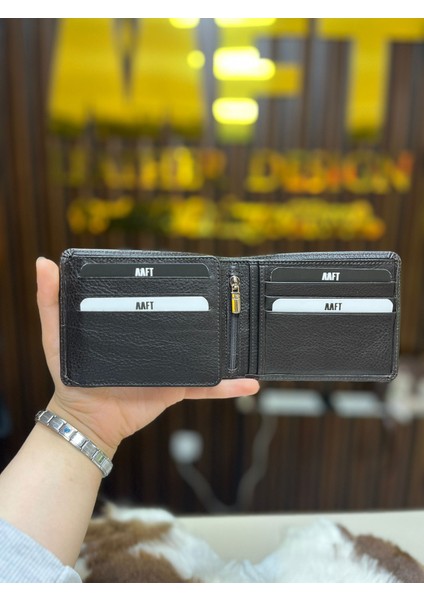 Hakiki Deri Erkek Fermuarlı Cüzdan – Isim Yazılı, Kişiye Özel | Ramsey 2405