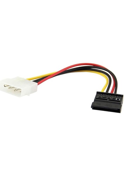 Plus PX-4960 Psu Molex Sata Çevirici, Kasa Içi Hdd/dvd/ssd 4 Pin Molex To Sata Power Güç Kablosu 15 cm