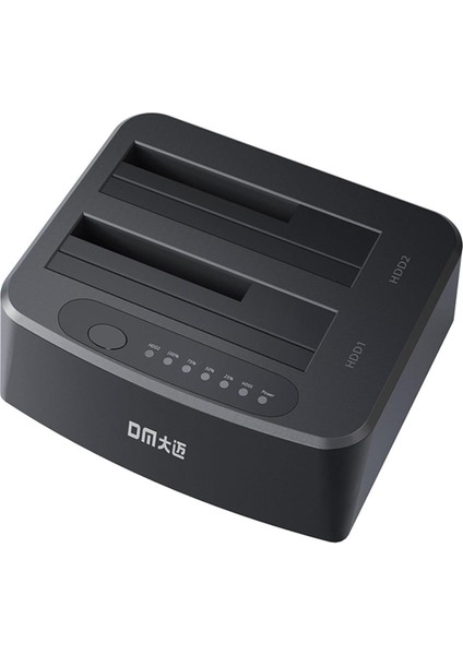 Çift Slotlu Offline Clone Usb3.0 Sata 2.5 / 3.5 Inch HDD SSD Dock Station Klonlama