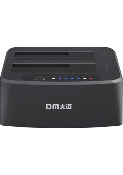 Çift Slotlu Offline Clone Usb3.0 Sata 2.5 / 3.5 Inch HDD SSD Dock Station Klonlama