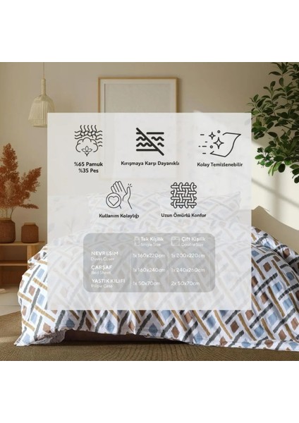 Easy Cotton Nevresim Takımı Mekik fiyatları
