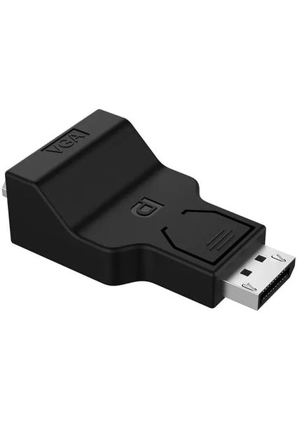 Plus PX-1321 Display Port To VGA Çevirici, Dp To Vga, Display To VGA Görüntü Aktarıcı Çevirici, Dönüştürücü