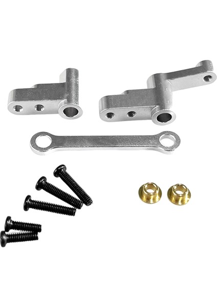 Mjx 1/14 14301 14302 Rc Araba Için Direksiyon Kolu Seti Yükseltilmiş Parçalar Direksiyon Tertibatı Gümüş (Yurt Dışından)