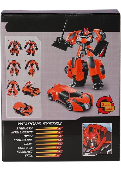 LJ1654 Metal Dönüşebilen Robot -Gepettoys.glpzr
