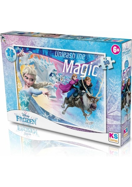 FRZ709 Frozen 50 Parça Çocuk Puzzle -Ks Puzzle.glpzr