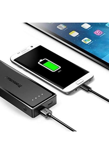 MUS03 Micro USB Data ve Şarj Kablosu, 1 Metre, Siyah