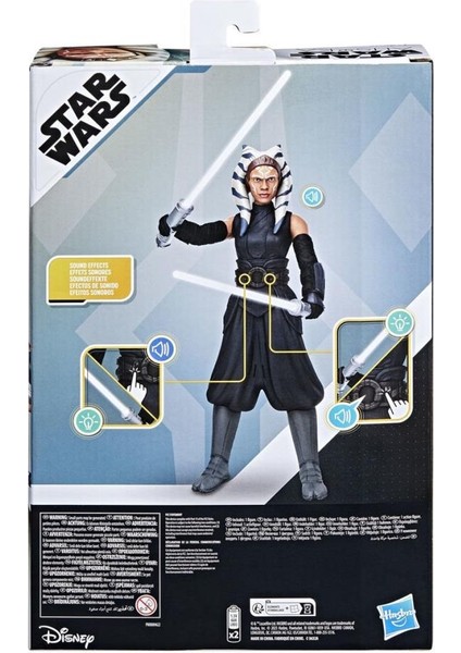 Nessi World F7918 Star Wars Ahsoka Tano Interaktif 30 cm Figür.glpzr