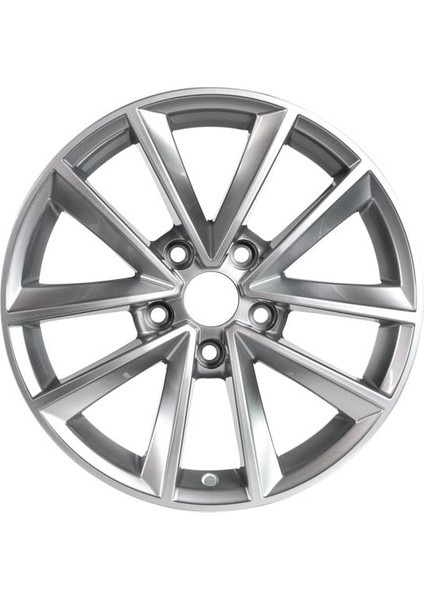 -S1009-02 7.0X16" -5X114.3 ET35 66.1 Silver Gloss Jant (4 Adet)