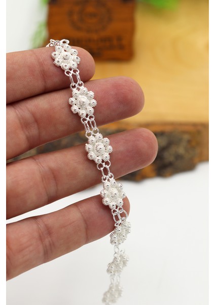 Bereket Model 925 Ayar Gümüş Telkari Kadın Bileklik 201024183 modelleri