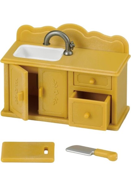 5151 Sylvanian Families Mutfak Lavabo Seti (Figürler Dahil Değildir) +3 Yaş.glpzr