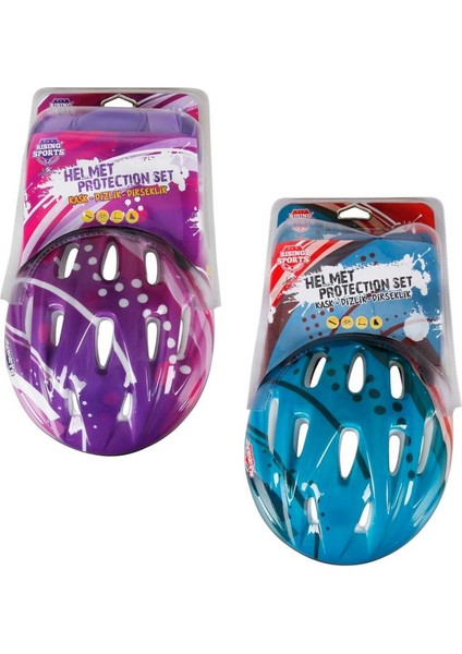 Kask Dizlik Dirseklik Koruyucu Set M.glpzr