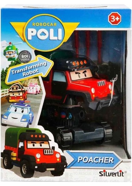 Polı 83360 Robocar Poli Hareketli Figür Poacher.glpzr