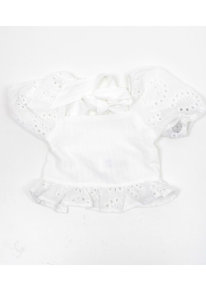 Çıkoby Fıstolu Kız Çocuk Dokuma Bluz