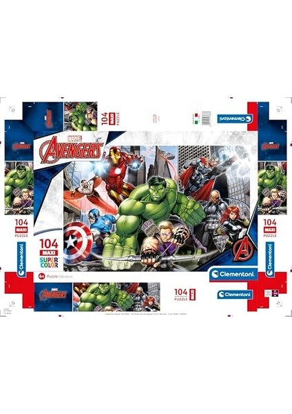 - 104 Maxi Parça Puzzle - Ngers modelleri