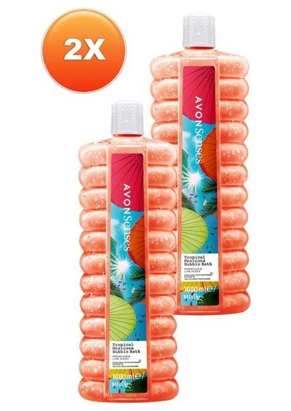 Tropical Mexicana Çarkıfelek ve Limon Kokulu Banyo Köpüğü 1 Lt. Ikili Set fiyatları