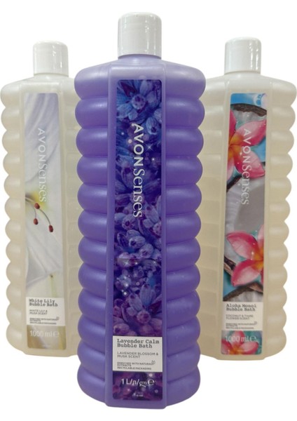 Senses Lavender, White Lily, Aloha Monoi 1 Lt Banyo Köpüğü Seti fiyatları