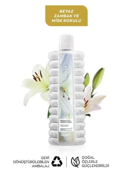 Senses Lavender, White Lily, Aloha Monoi 1 Lt Banyo Köpüğü Seti indirimleri