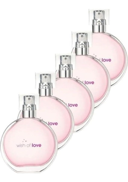 Wish Of Love Kadın Parfüm Edt 50ml. Beşli Set modelleri