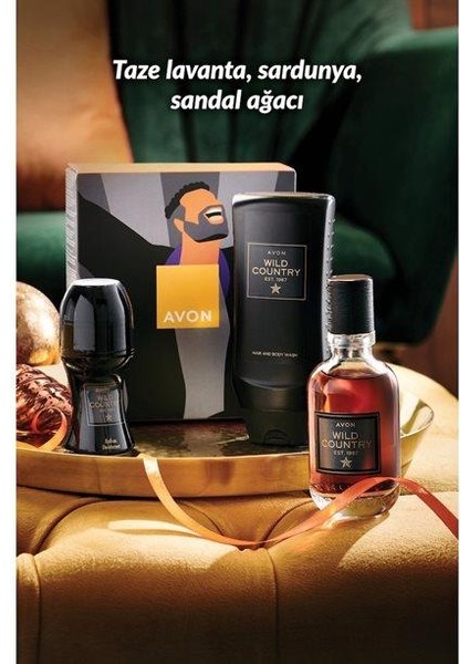Wild Country 50ml Erkek Parfüm EDT Hediye Seti fiyatları