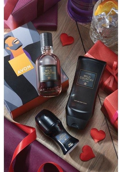 Wild Country 50ml Erkek Parfüm EDT Hediye Seti modelleri