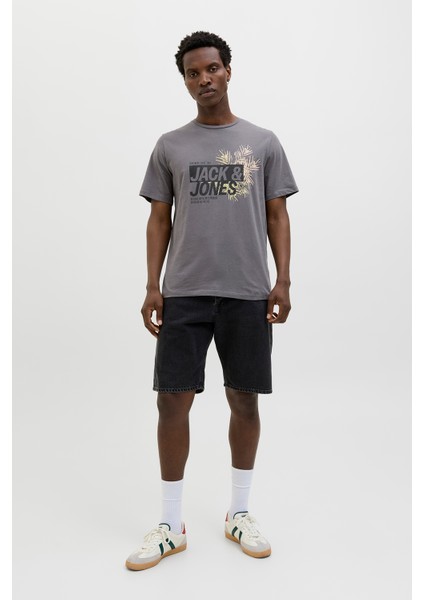 Jjjaxon Pamuklu Regular Fit Logo Baskılı T Shirt Erkek T Shirt 12269390 fiyatları