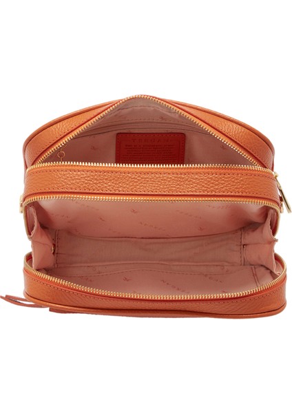 Turuncu Deri Kadın El Çantası - S25Y1BC80361-J35 fırsatları
