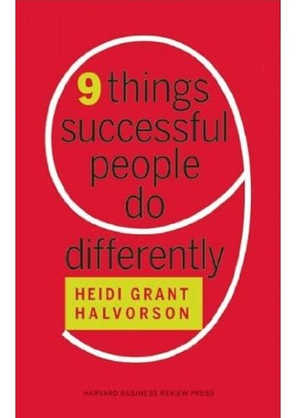 Nine Things Successful People Do Differently (Ciltli)