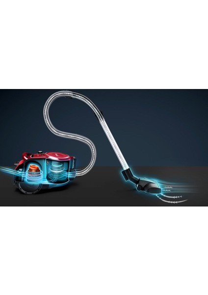 VSX41A300 IQ500 550 W Toz Torbasız Elektrikli Süpürge Kırmızı modelleri