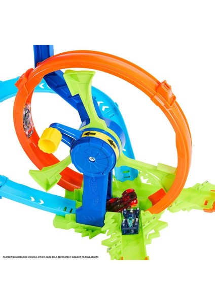 JBX65 Hot Wheels Hızlı Fırlatma ve Döngü Parkuru Oyun Seti