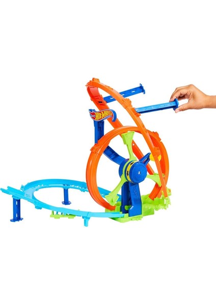 JBX65 Hot Wheels Hızlı Fırlatma ve Döngü Parkuru Oyun Seti