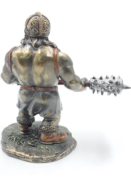 Veronese Viking Savaşçısı Figürü, El Boyaması 15X15X8 cm fiyatları