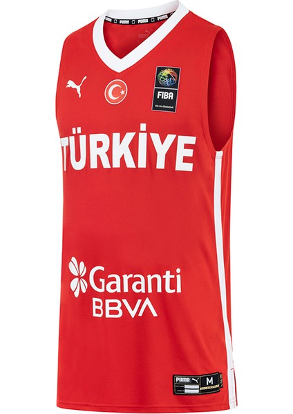 Türkiye Erkek Kırmızı Basketbol Forma 60660602