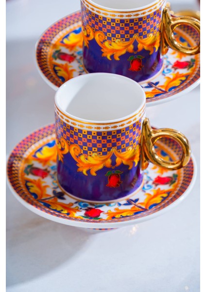 Riviera 6 Kişilik Kahve Fincanı Takımı - 90 ml
