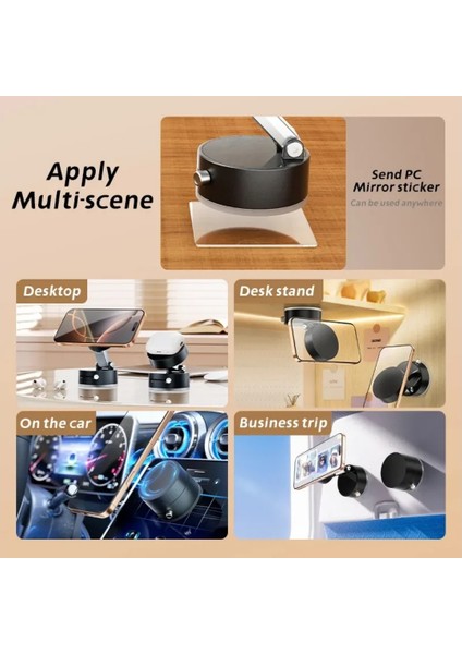 PL-8625 Vakumlu Mıknatıslı Araç Telefon Tutacağı