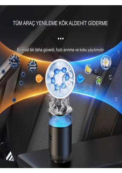 AF-04 Şarjlı 800MAH Ev/ofis/araç Içi Rgb Işıklı, Dokunmatik Dağ Kokulu Ultrasonik Akıllı Hava Spreyi indirimleri