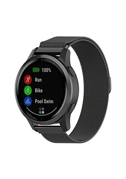 Kordon Çelik Kayış Metal Hasır Siyah Watch Gt2 Pro Gt 2e Gt 42M Gt 46M Gt2 46M Watch 2 Honor Watch 2 42M Watch Se Gs Pro Magic Watch2 46M Magicwatch 1 Watch Dream ile Uyumlu Ürün