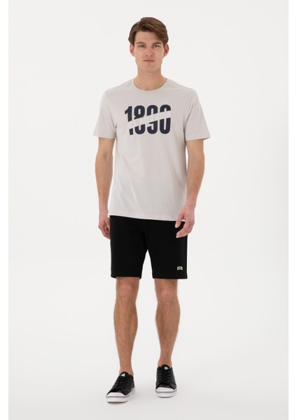 Erkek Siyah Şort (Örme) 50305933-VR046