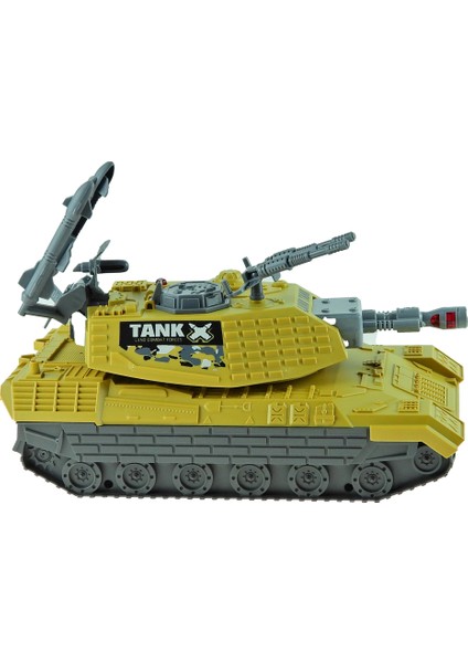 1:16 Ölçek Oyuncak Tank Süper Tank Işıklı Sesli Sürtmeli 30 cm fiyatları