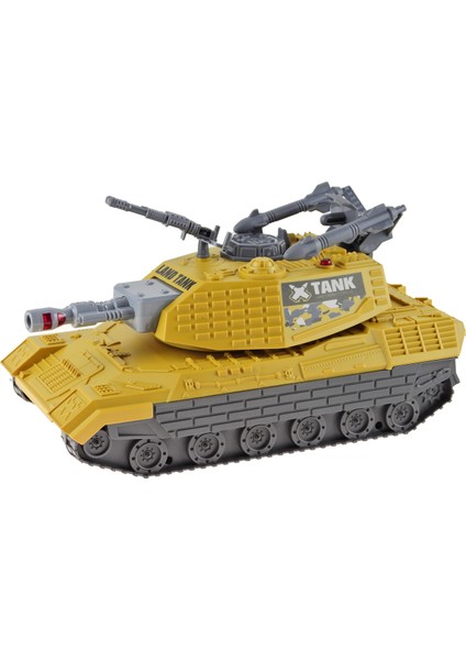 1:16 Ölçek Oyuncak Tank Süper Tank Işıklı Sesli Sürtmeli 30 cm modelleri