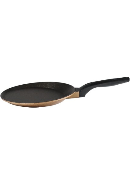 Fun Cooking Defne Alüminyum Döküm Granit Kaplama Krep Tava 22 cm Sarı