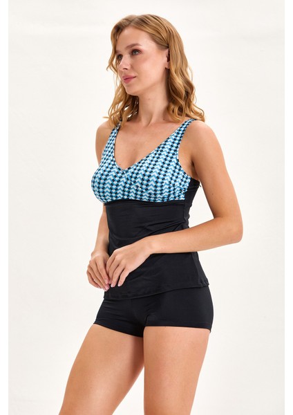 Kruvaze Tankini Takımı 0060-2073 fiyatları